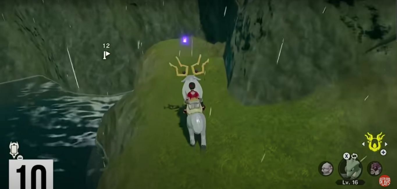 This Wisp is nestled by the Worn Bridge (Image via Austin John Plays YouTube)